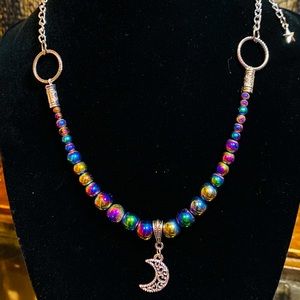 Hand Crafted “Night Sky” necklace